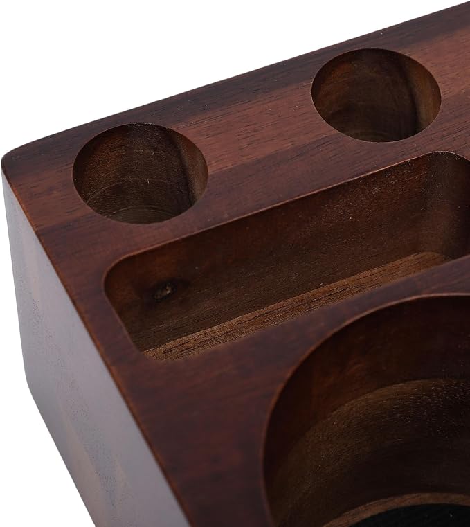 Elegant Walnut Finish Coffee Handler Station Equipment - Image 8