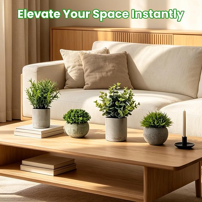 Artificial Potted Plants Small Faux Plants - Image 7