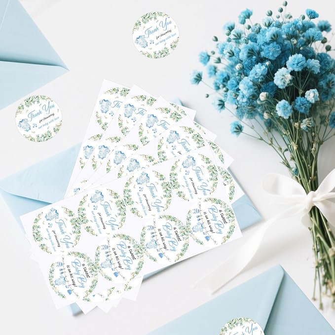 Serencatcher 80 Pcs Baby Shower Stickers - Image 4