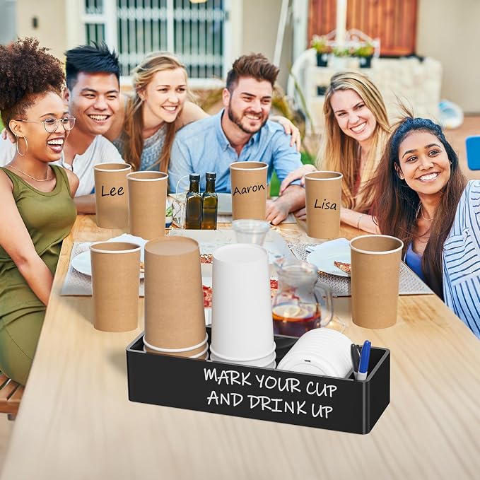 Coffee Bar Accessories and Organizer, Disposable Cup Holder - Image 9