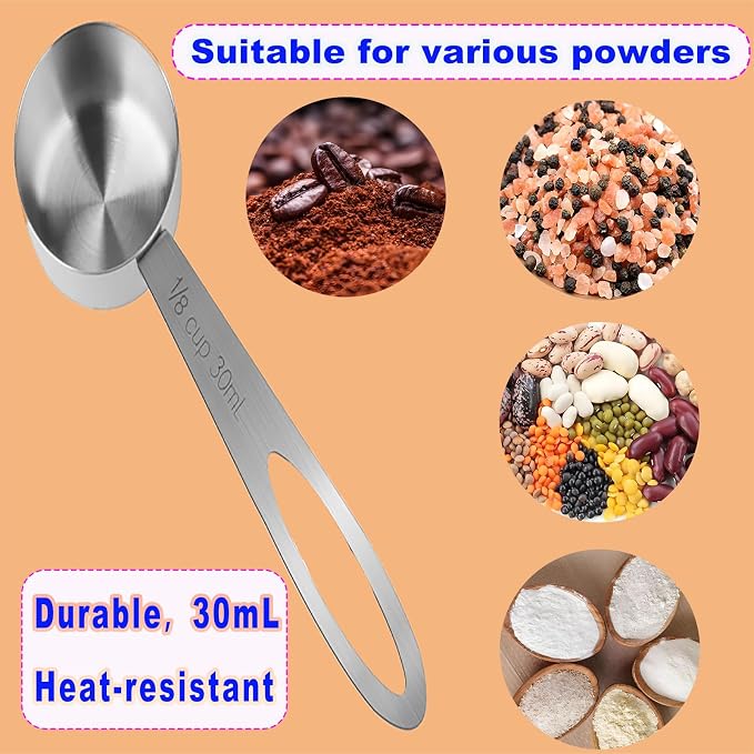 Reusable K Cup Refill Kit, 304 Stainless Steel 30ML Coffee Scoop & Aluminum - Image 7