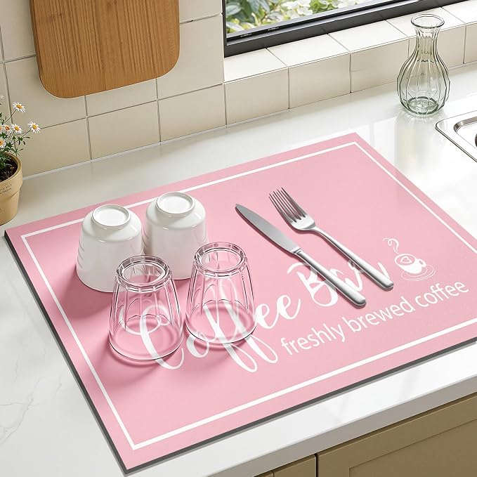 Findosom Dish Drying Mat, Cuttable Drying Mat - Image 4