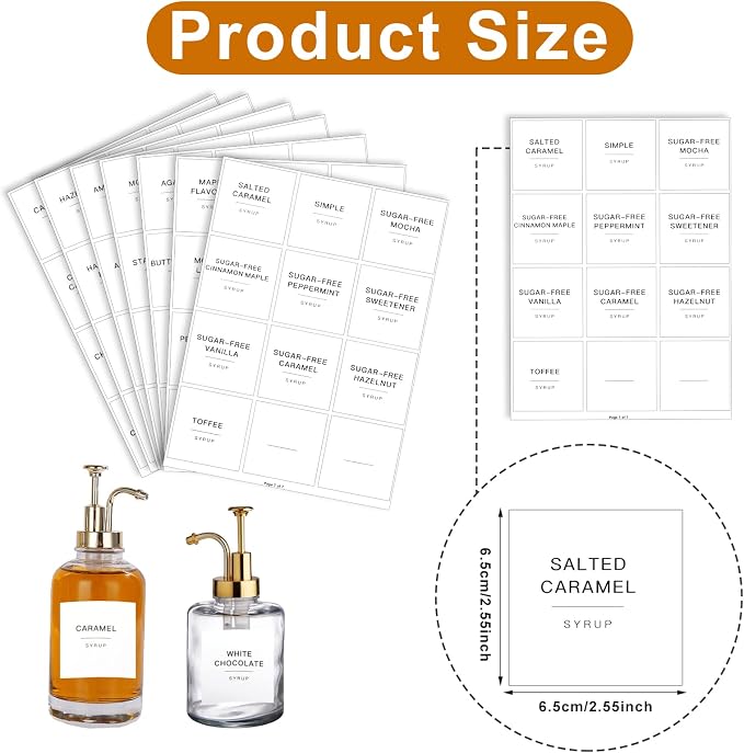 84 Pieces Pantry Labels, Self-Adhesive Labels - Image 6