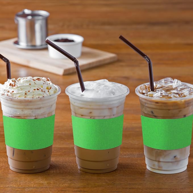 Disposable Coffee Cup Sleeves Corrugated Kraft Paper Coffee Cup Sleeves Holder - Image 6