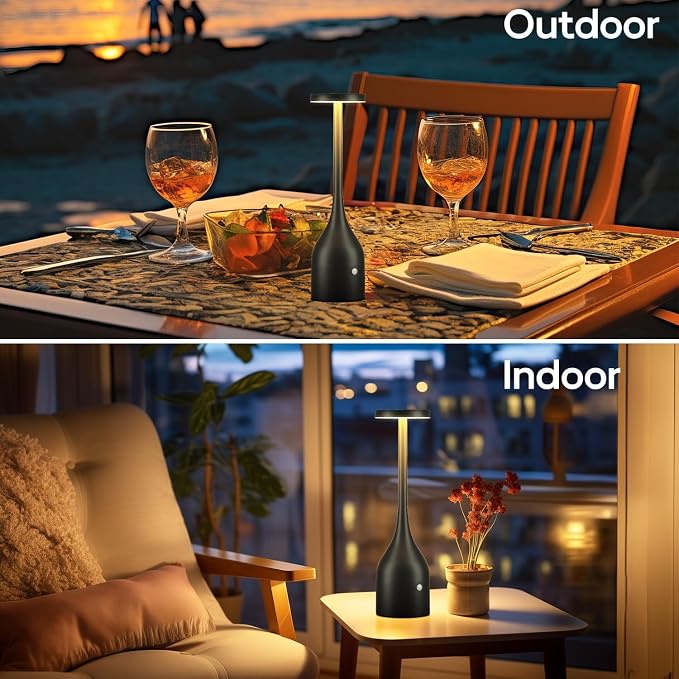 Yogaret 2 Pack Rechargeable Table Lamps Cordless, 5000mAh Battery Operated LED - Image 5