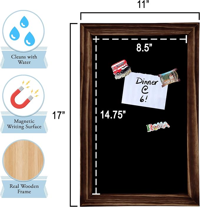 TenXVI Designs 11"x17" Freestanding or Hanging Vertical and Horizontal Magnetic - Image 6