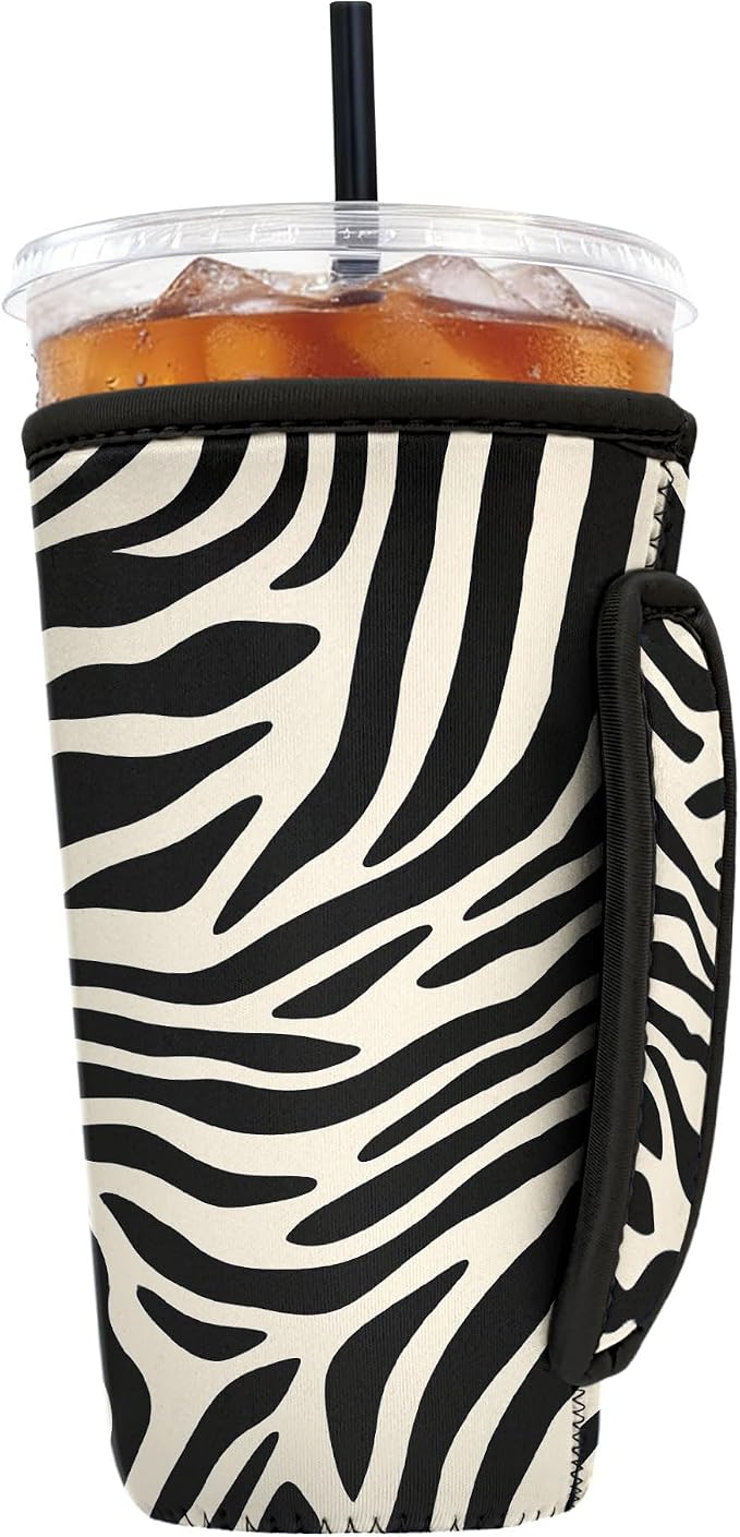 Reusable Insulated Neoprene Iced Coffee Sleeve by Cavllson