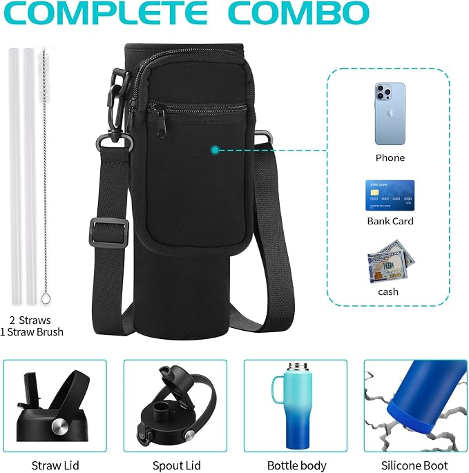 32oz Insulated Water Bottle - - Image 4