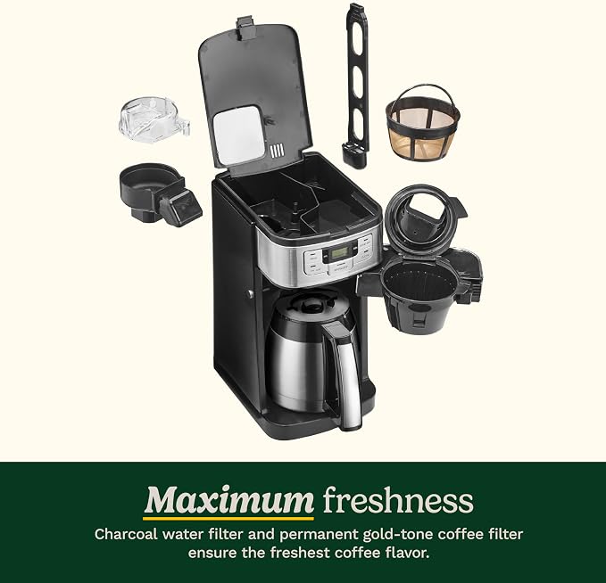 Cuisinart Automatic Grind & Brew 10-Cup Coffee Maker - Image 6