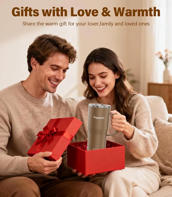 Supsonic - Smart Heated Coffee Mug, 20oz Rechargeable Self Heating Mug - Image 5
