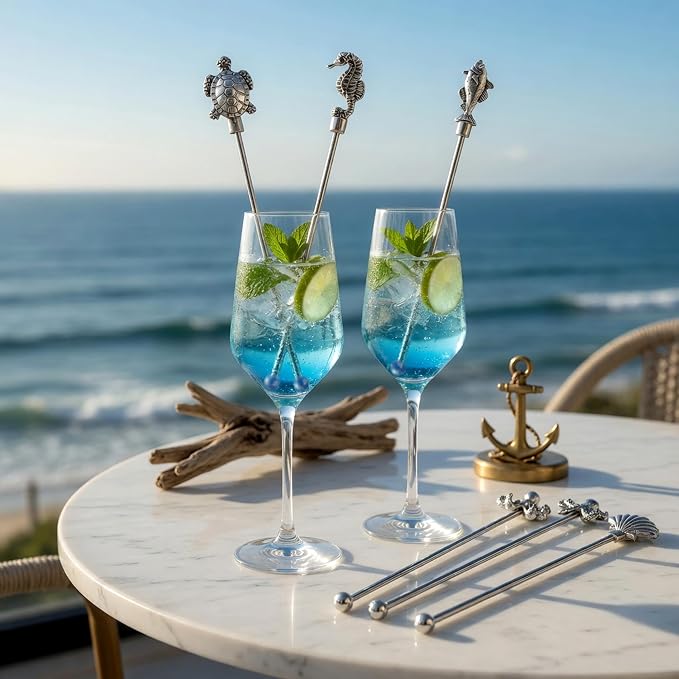 Homestia 7.5" Stainless Steel Cocktail Stirrers - Image 6