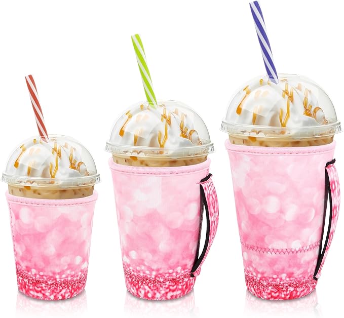 Iced Coffee Sleeve Insulator Sleeves by AJLTPA