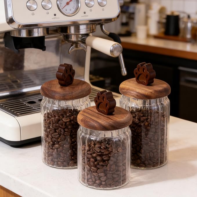 Glass Coffee Canister Set - Image 6