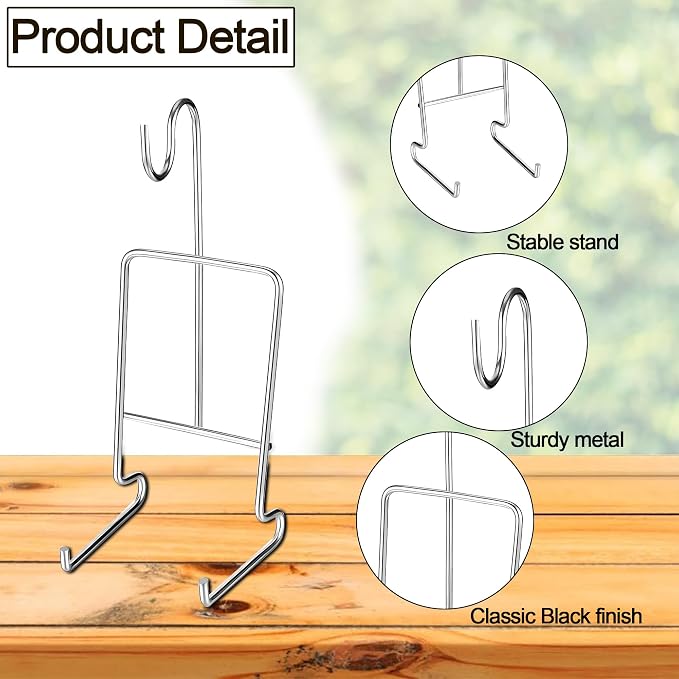 8 Pack Tea Cup and Saucer Display Stand Holder Metal Stand - Image 4