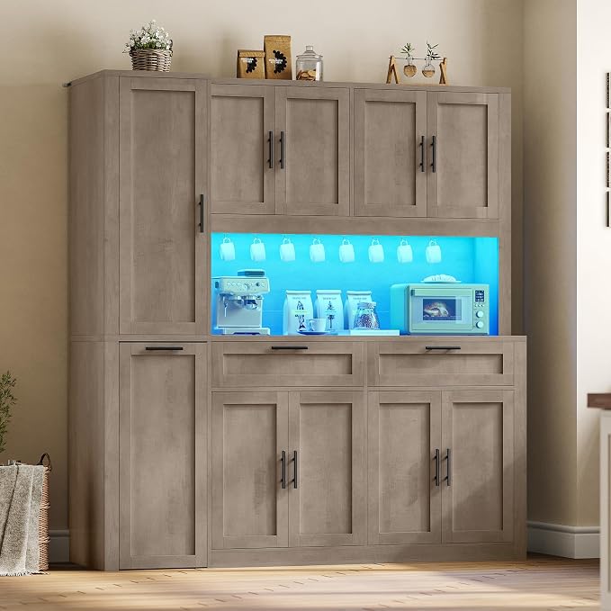 Itaar 71" Kitchen Pantry Cabinet - Image 3