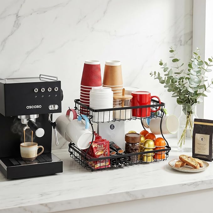 Coffee Mug Holder, Metal Cup Holder Rack - Image 7