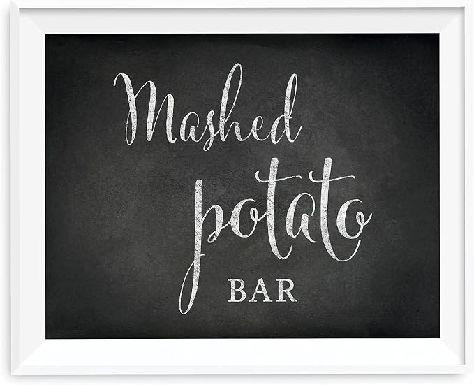Andaz Press Wedding Party Signs, Vintage Chalkboard Print, 8.5x11-inch by AndazPress