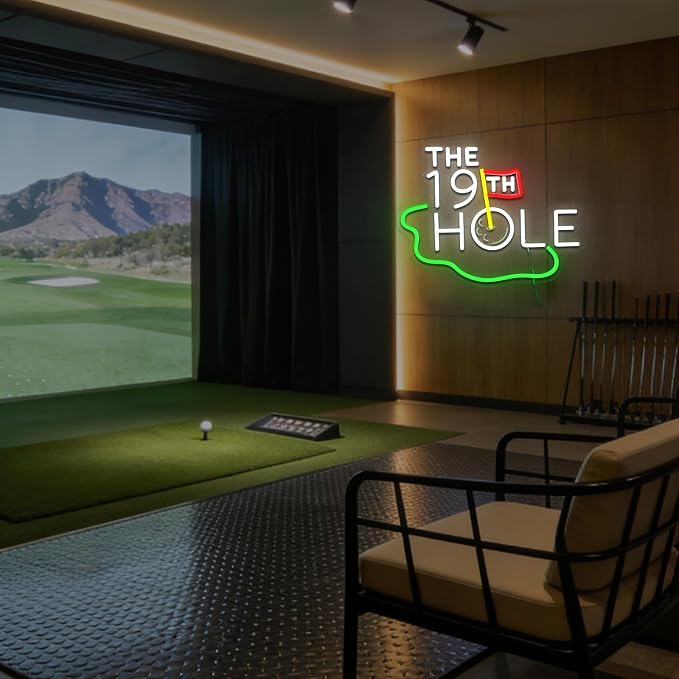 Golf Neon Sign for Wall Decor Dimmable 19th Hole Led Sign for Bedroom Neon - Image 4