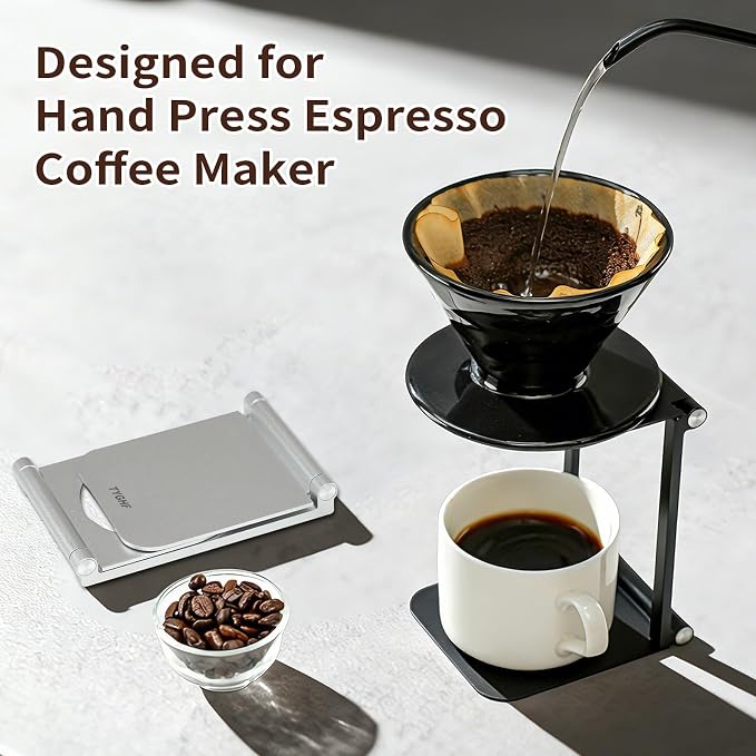 Pour Over Coffee Maker Stand, Foldable Portable Electric Espresso Machine Stand - Image 6