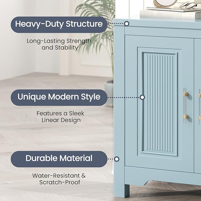 Jocoevol Sideboard Buffet Cabinet - Image 4