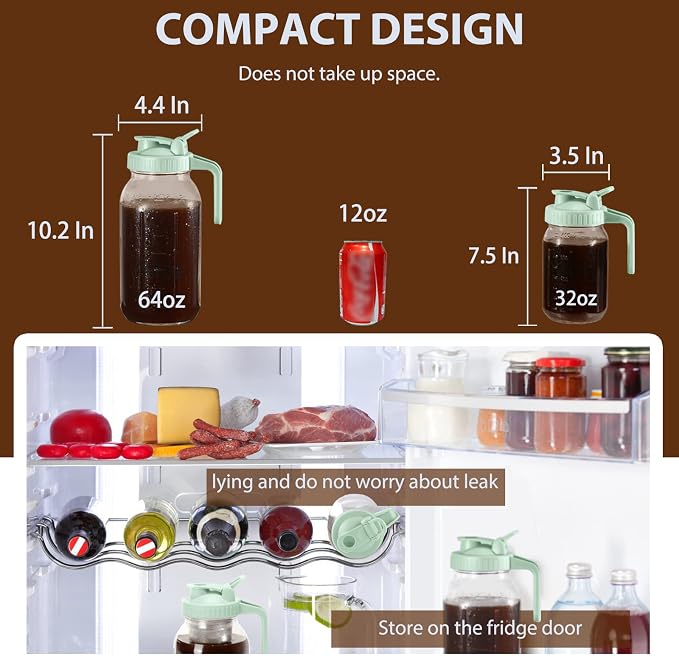 Glyntrof Cold Brew Coffee Maker Pitcher, Ice Drinks - Image 3