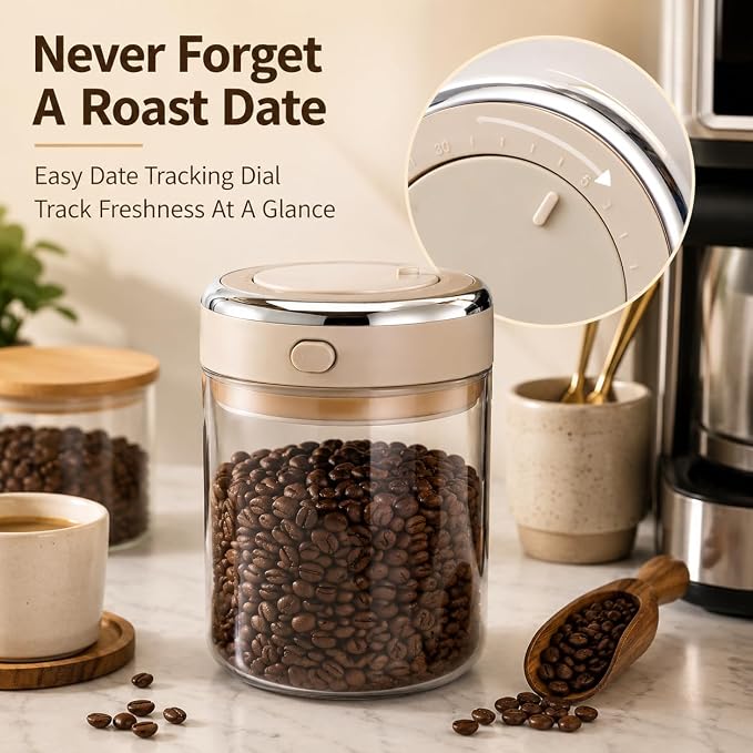 Homaisson Large Airtight Coffee Canister 37oz - Image 7