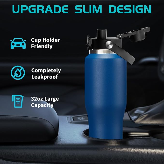 32oz Insulated Water-Bottle - Image 2