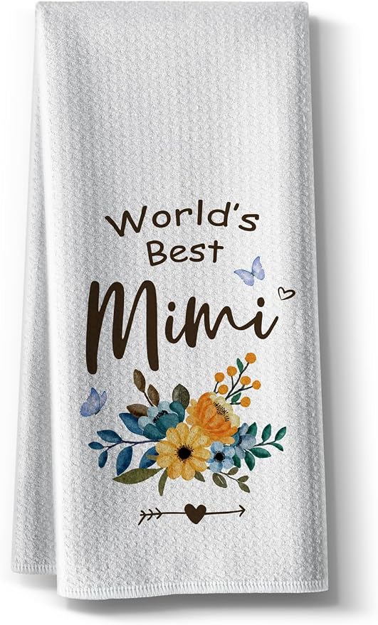 Kitchen Towels for Mimi-Funny Joked Hand Dish Kitchen DéCor, Hilarious by Hcaredee