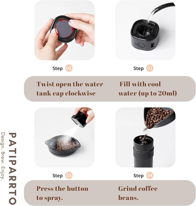 Rechargeable Coffee Bean Sprayer – 20ML RDT Spray Bottle - Image 6