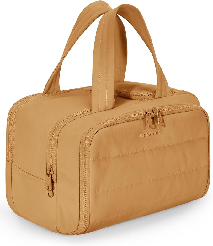 BAGSMART Travel Toiletry Bag, Crush Toiletry Bag by BAGSMART