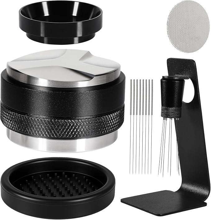 Espresso Accessories Kit 58mm, Coffee Distributor and Tamper Leveler, 316 by BZONE