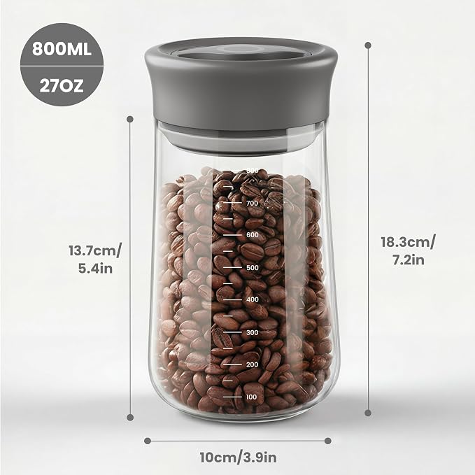 Overnight Oats Containers with Lids, 2 Pack 27oz Glass Jars with Airtight Lids - Image 7