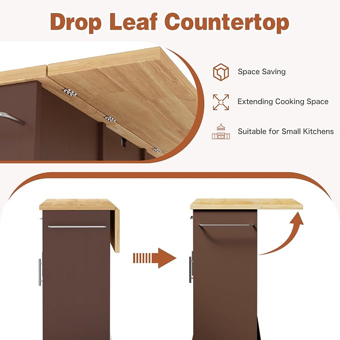 JY QAQA 42" Kitchen Island - Image 6