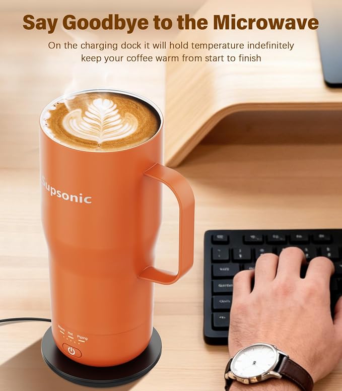 Supsonic - Smart Heated Coffee Mug, 20oz Rechargeable Self Heating Mug - Image 3