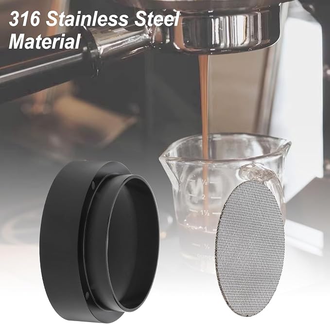 51mm Espresso Dosing Funnel and Stainless Steel Puck Screen, Magnetic Espresso - Image 4