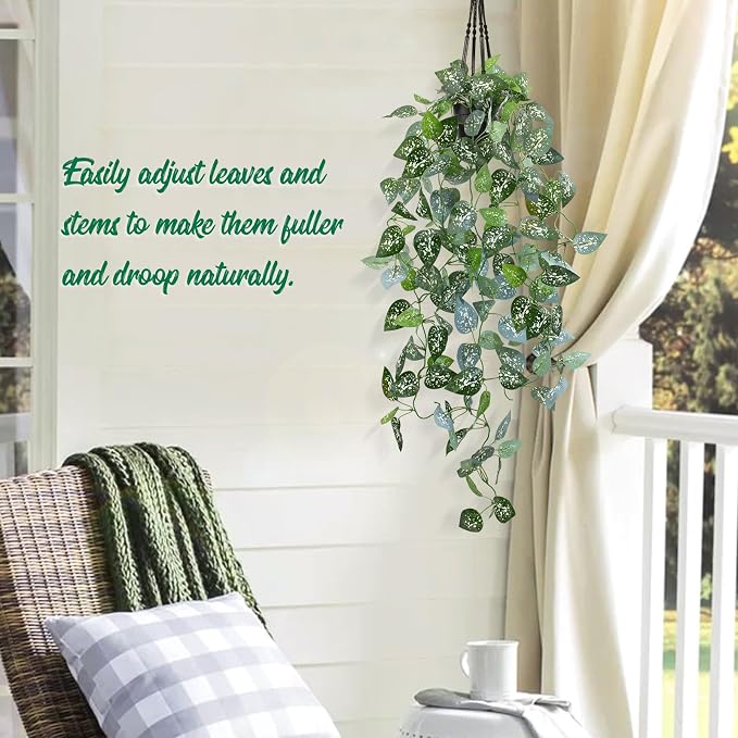 LOYWREE 3 Pack 39-in Long Fake Hanging Plant - Image 4