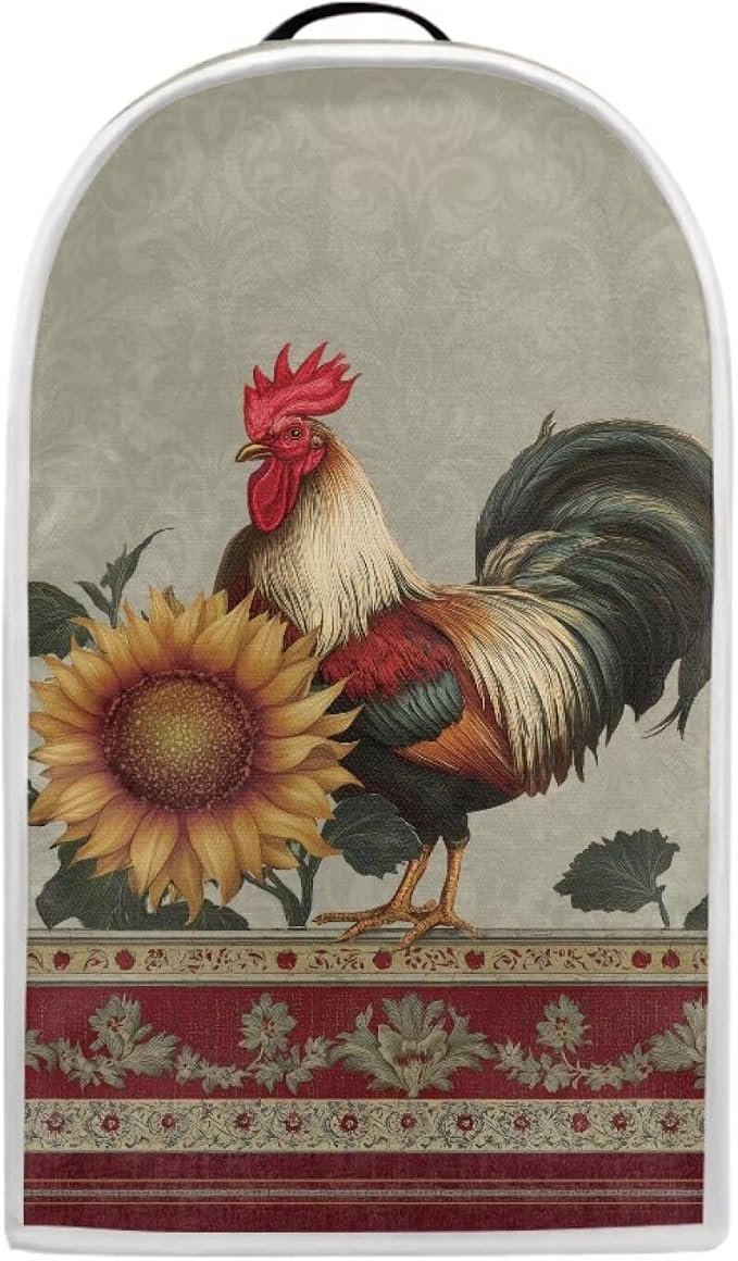 Boho Sunflower Rooster Blender Cover - Image 2