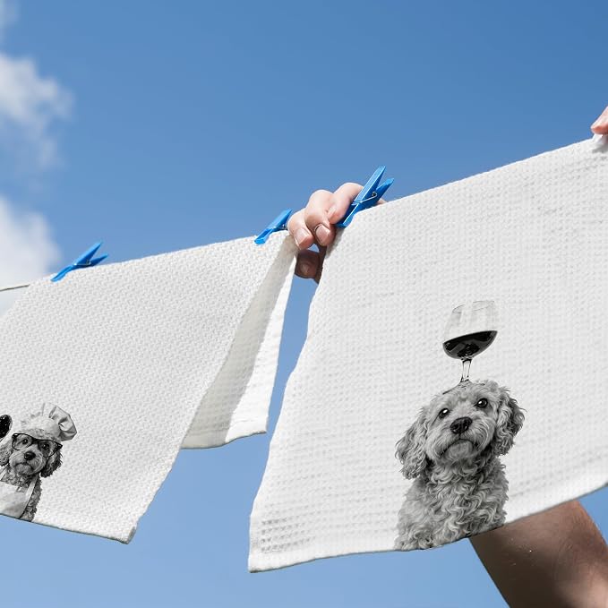 Funny Cockapoo Hand Towels, Cockapoo Gifts - Image 5
