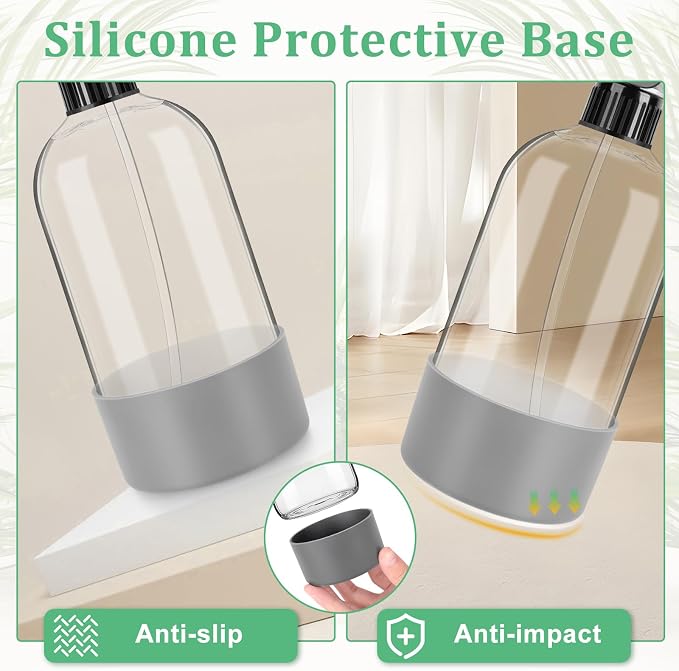 Glass Empty Spray Bottles 3 Pack, 17 oz/500 ml Glass Spray Bottles - Image 7