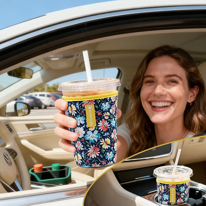 WK IEASON Reusable Iced Coffee Insulator Sleeve - Image 5
