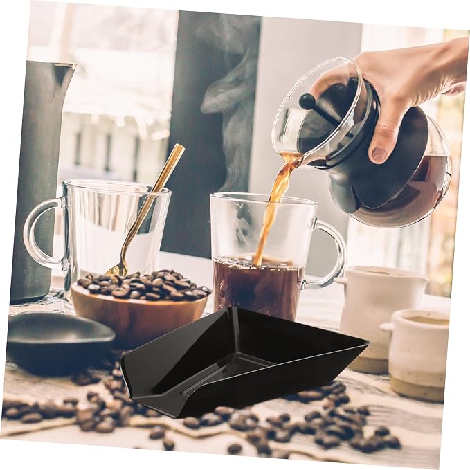 Mobestech 4sets Reusable Coffee Beans Storage Tray Ergonomic Tilt Design - Image 2