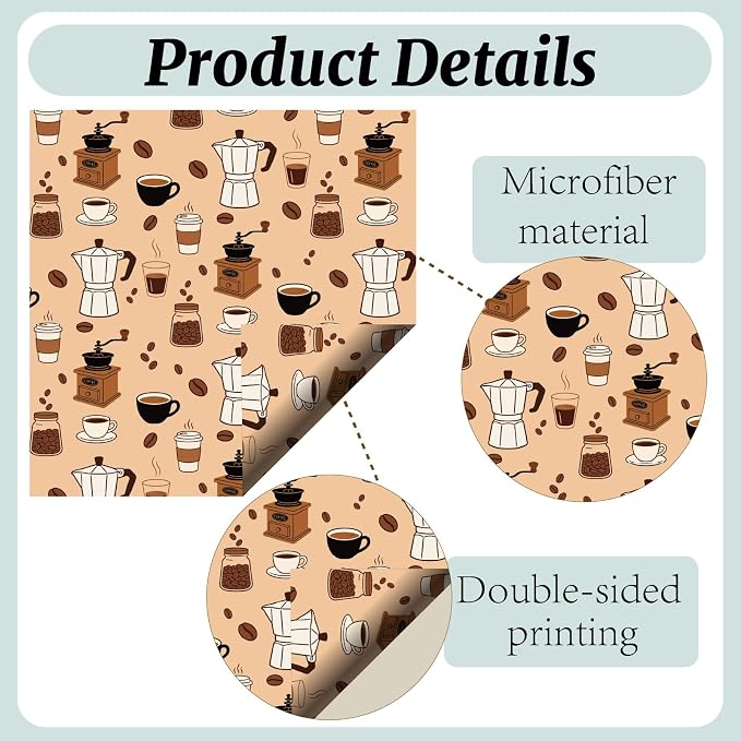 CREATCABIN 6Pcs Glasses Cleaning Cloth Microfiber Cleaning Cloths Suede Fiber - Image 3