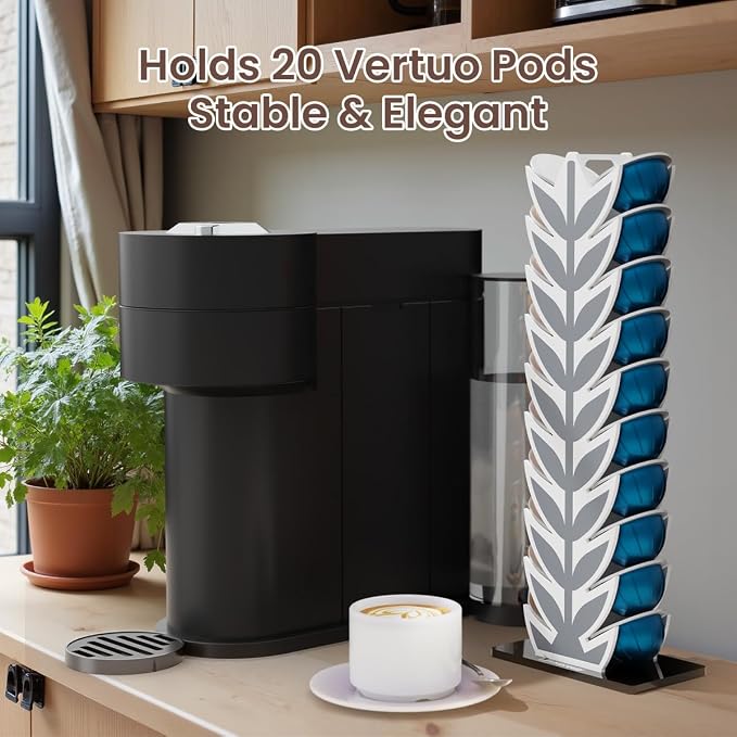 Coffee Pod Holder Stand for Nespresso Vertuoline Capsules，20 Pods Organization - Image 3