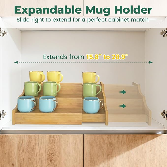EsLuker.ly Coffee Mug Cup Holder Rack - Image 4