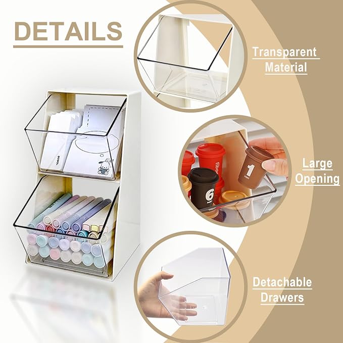 Acrylic Tea Bag & K Cup Organizer - Image 2