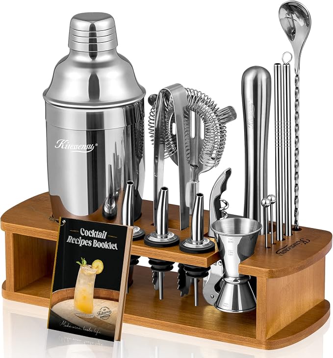 KITESSENSU Cocktail Shaker Set Bartender Kit by KITESSENSU
