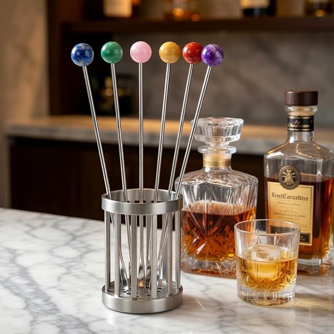Homestia 6PCS 8.6" Stainless Steel Coffee Stirrers - Image 2