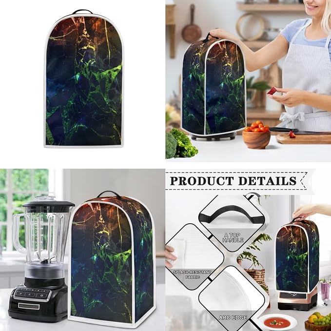 doginthehole Marble Blender & Toaster Cover, Bakeware Protector, Kitchen - Image 3