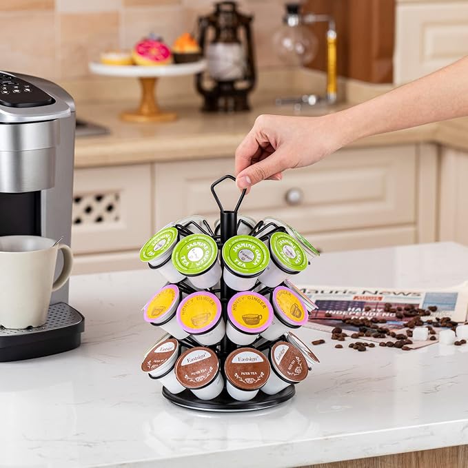 K-Cup Storage Coffee Capsules Pod Holder Carousel Capsule Display Storage - Image 6