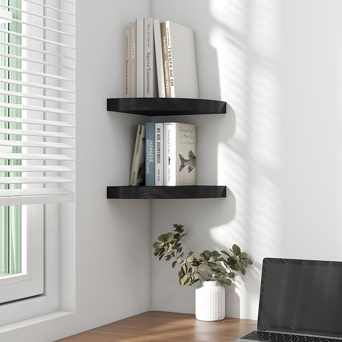 Fun Memories Floating Corner Shelves Set of 2 - Image 7